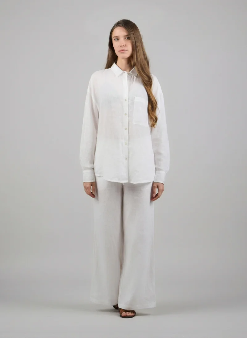 Just Nature 100% Linen Relaxed Fit Shirt